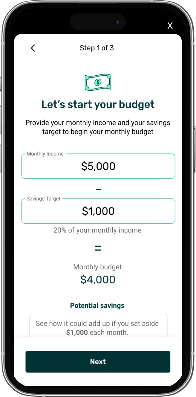 BUILD A BUDGET
